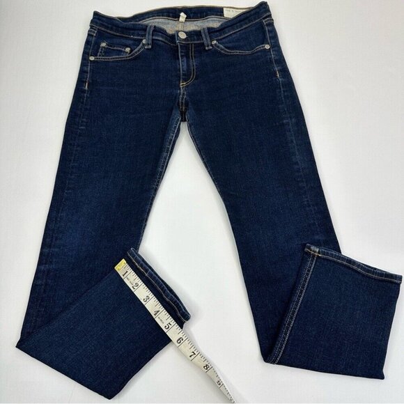 Rag &‎ Bone Women’s Heritage Mid-Rise Skinny Designer Luxury Jeans W29-30/L26 - Picture 12 of 12